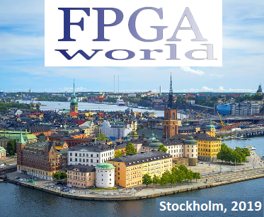 Sept. 17, 2019: vSync presenting and exhibiting at FPGA World, Stockholm